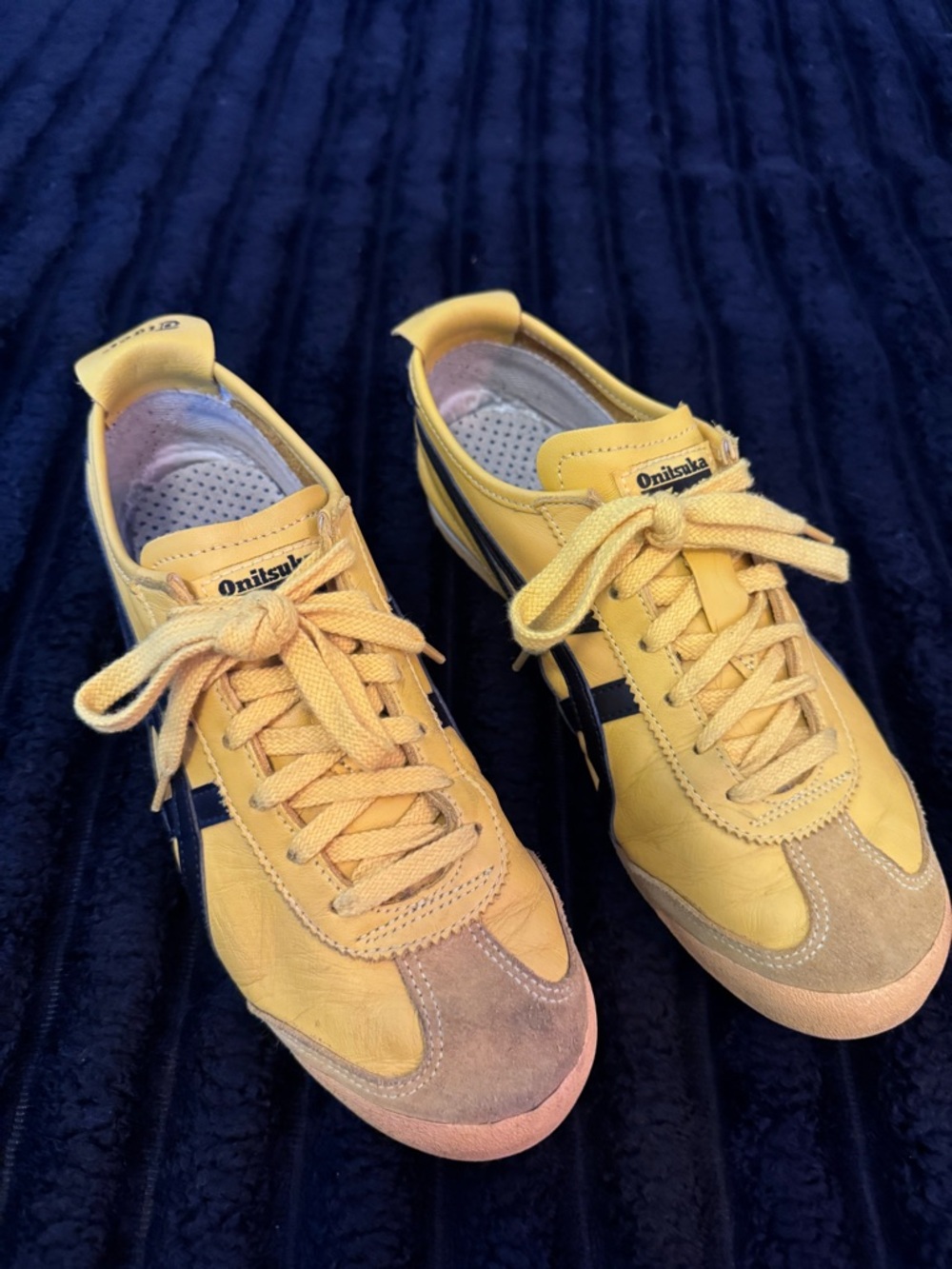 Onitsuka Tiger by Asics Yellow & Black Sneakers - Picture 5 of 6